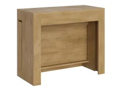 ITAMOBY Mesa consola extensível 90x42/302 cm Evolve Carvalho Natural extensões internas^ Consola