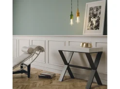 Best ITAMOBY Mesa consola extensível 90x40/300 cm Xenia Cinza Branca quadro Antracite Branco