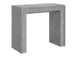 Consola*ITAMOBY Mesa consola extensível 90x42/198 cm Mia Small Cimento Cinzento