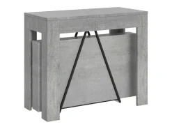 Consola|ITAMOBY Mesa consola extensível 90x42/198 cm Scicca Small Cimento Cinzento