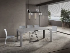 Consola|ITAMOBY Mesa consola extensível 90x42/198 cm Scicca Small Cimento Cinzento