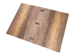 Consola*ITAMOBY Mesa consola extensível 90x49/307 cm Extra Nogueira extensões internas Natural escuro
