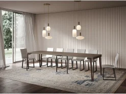 Online ITAMOBY Mesa consola extensível 90x40/300 cm Rio Tortora quadro Ferrugem Castanho