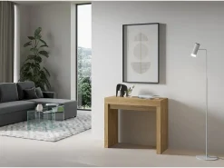 Online ITAMOBY Mesa consola extensível 90x40/300 cm Roxell Carvalho Natural Natural claro