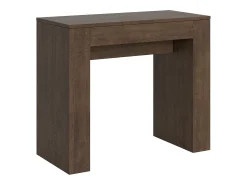 Consola*ITAMOBY Mesa consola extensível 90x42/198 cm Modem Small Nogueira Natural escuro