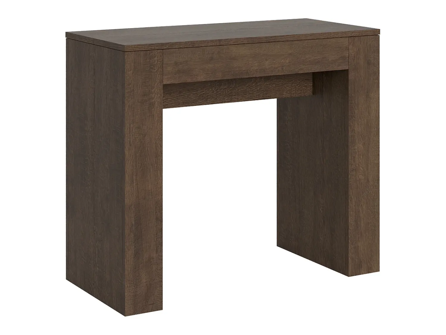 Consola*ITAMOBY Mesa consola extensível 90x42/198 cm Modem Small Nogueira Natural escuro
