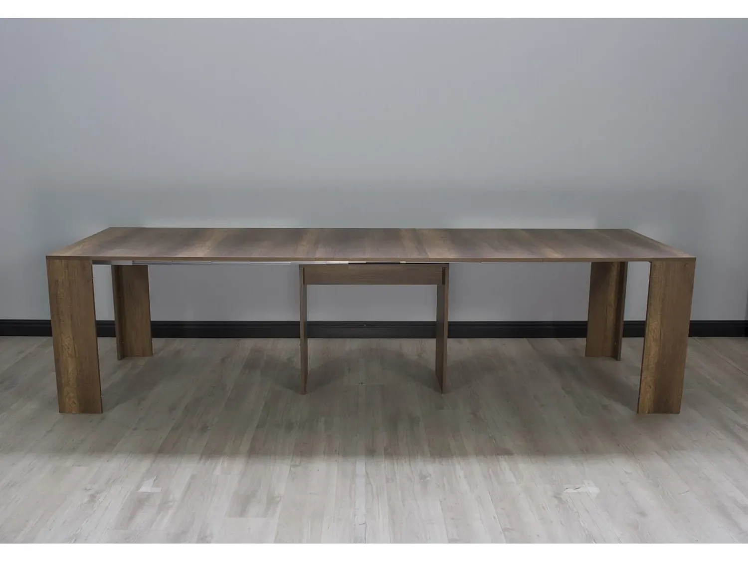 Best ITAMOBY Mesa consola extensível 90x42/302 cm Mia Nogueira Natural escuro