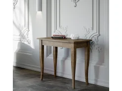 ITAMOBY Mesa consola extensível 90x48/204 cm Sciabola Small Nogueira^ Consola