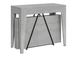 Ityhome Mesa consola extensível 90x42/198 cm Zima Small cimento^ Consola