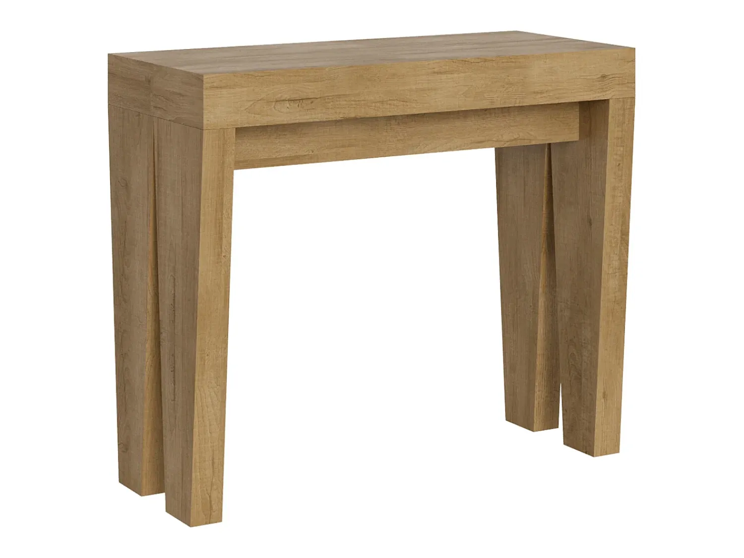Best ITAMOBY Mesa consola extensível 90x40/196 cm Spimbo Small Carvalho Natural Natural claro