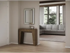 Consola|ITAMOBY Mesa consola extensível 90x25/181 cm Narrow Nogueira Castanho
