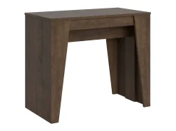 Ityhome Mesa consola extensível 90x48/204 cm Anvar Small nogueira^ Consola