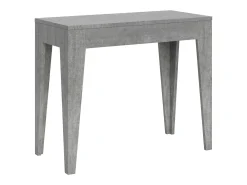 ITAMOBY Mesa consola extensível 90x42/198 cm Isotta Small Cimento^ Consola
