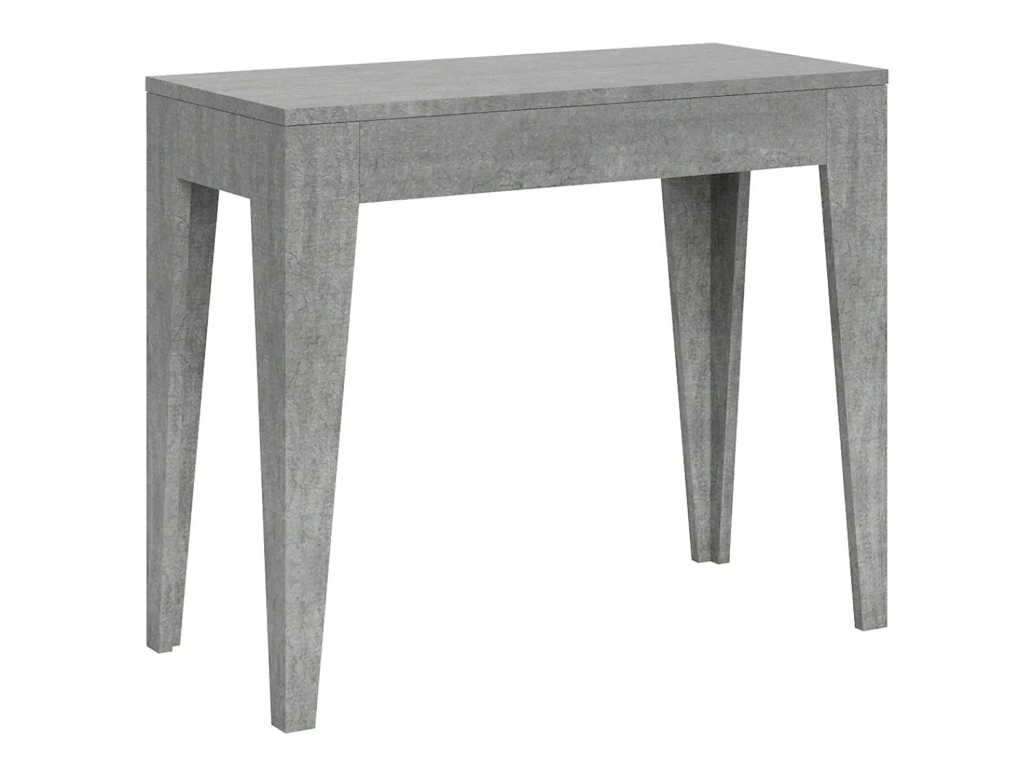 ITAMOBY Mesa consola extensível 90x42/198 cm Isotta Small Cimento^ Consola