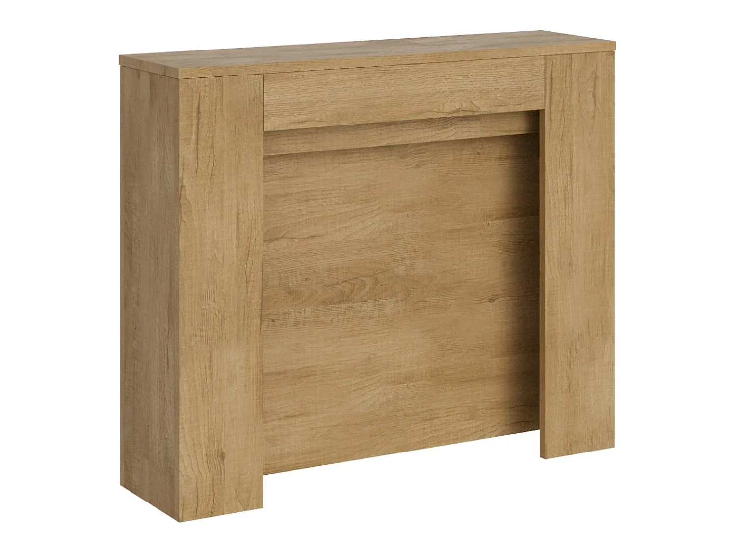 Sale ITAMOBY Mesa consola extensível 90x25/211 cm Kiba Carvalho Natural extensões internas Castanho