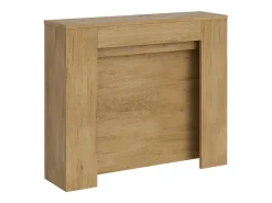 Sale ITAMOBY Mesa consola extensível 90x25/211 cm Kiba Carvalho Natural extensões internas Castanho