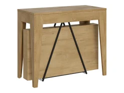 Ityhome Mesa consola extensível 90x42/198 cm Zima Small carvalho natural^ Consola