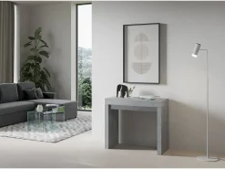 Consola|ITAMOBY Mesa consola extensível 90x40/300 cm Roxell Cimento Cinzento