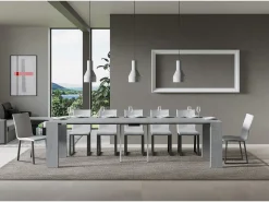 Consola|ITAMOBY Mesa consola extensível 90x40/300 cm Roxell Cimento Cinzento