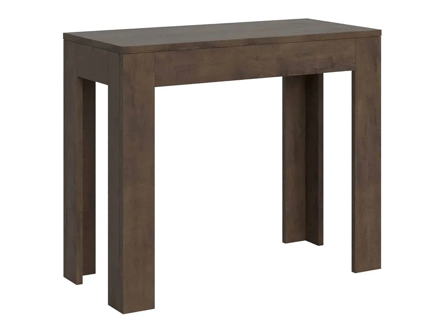 Discount Ityhome Mesa consola extensível 90x42/198 cm Bora Small nogueira Castanho