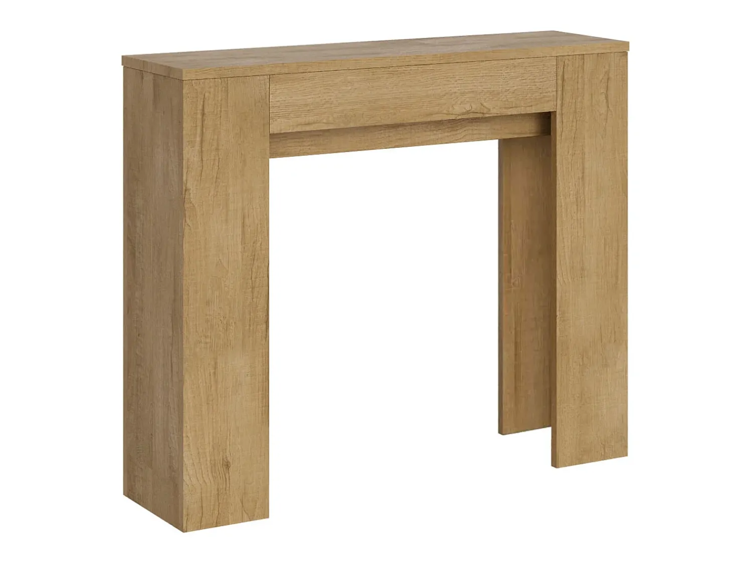 Consola*ITAMOBY Mesa consola extensível 90x25/181 cm Slick Carvalho Natural Castanho