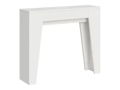 Consola*ITAMOBY Mesa consola extensível 90x25/181 cm Narrow Cinza Branca Branco