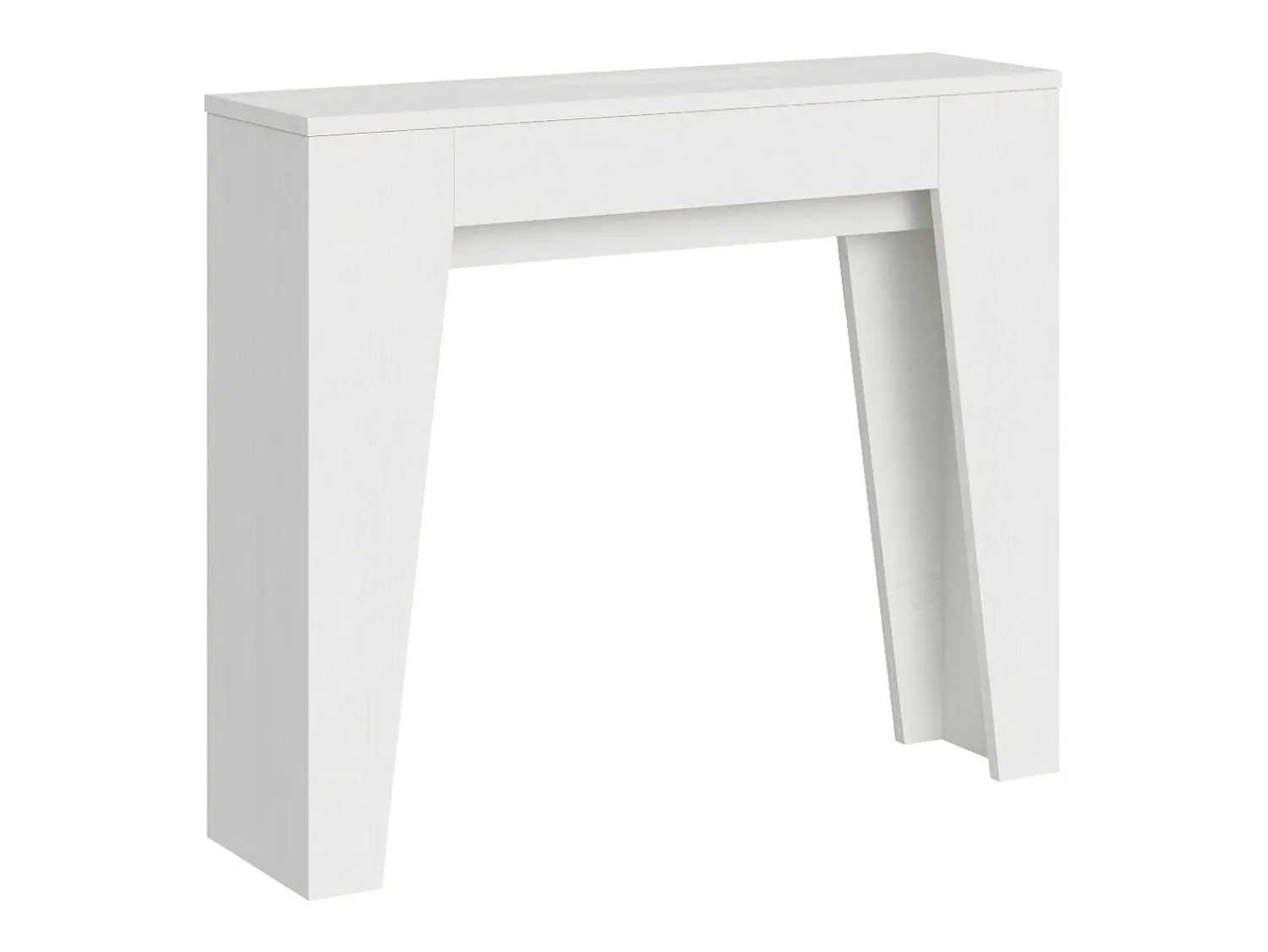 Consola*ITAMOBY Mesa consola extensível 90x25/181 cm Narrow Cinza Branca Branco