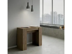 ITAMOBY Mesa consola extensível 90x48/204 cm Basic Small Nogueira^ Consola