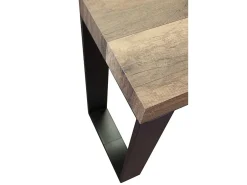 Discount ITAMOBY Mesa consola extensível 90x40/300 cm Tecno Nogueira quadro Antracite Natural escuro