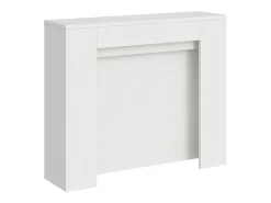 ITAMOBY Mesa consola extensível 90x25/211 cm Kiba Cinza Branca extensões internas^ Consola