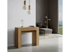 ITAMOBY Mesa consola extensível 90x42/198 cm Modem Small Carvalho Natural^ Consola