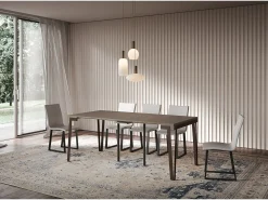 Online ITAMOBY Mesa consola extensível 90x40/196 cm Rio Small Tortora quadro Ferrugem Castanho