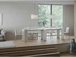 ITAMOBY Mesa consola extensível 78x47/299 cm Allin Espatulado extensões internas^ Consola