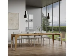ITAMOBY Mesa consola extensível 90x42/302 cm Isotta Carvalho Natural^ Consola