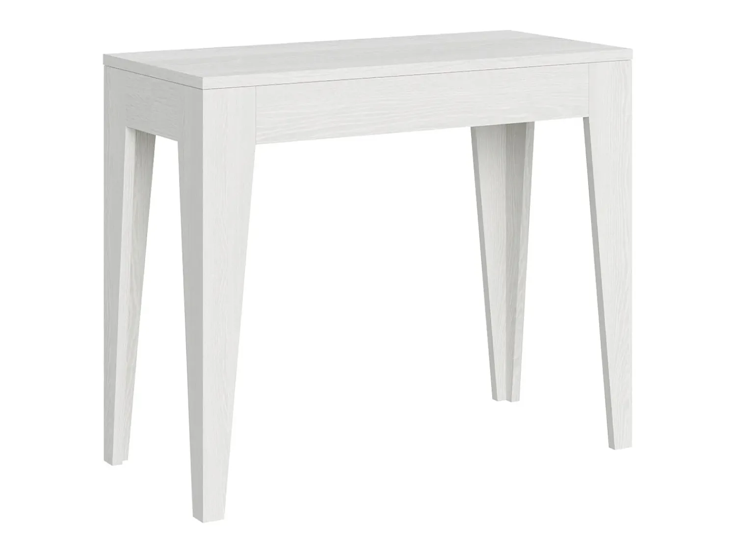 Discount ITAMOBY Mesa consola extensível 90x42/302 cm Isotta Cinza Branca Branco