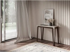 ITAMOBY Mesa consola extensível 90x40/300 cm Rio Cachemira quadro Ferrugem^ Consola