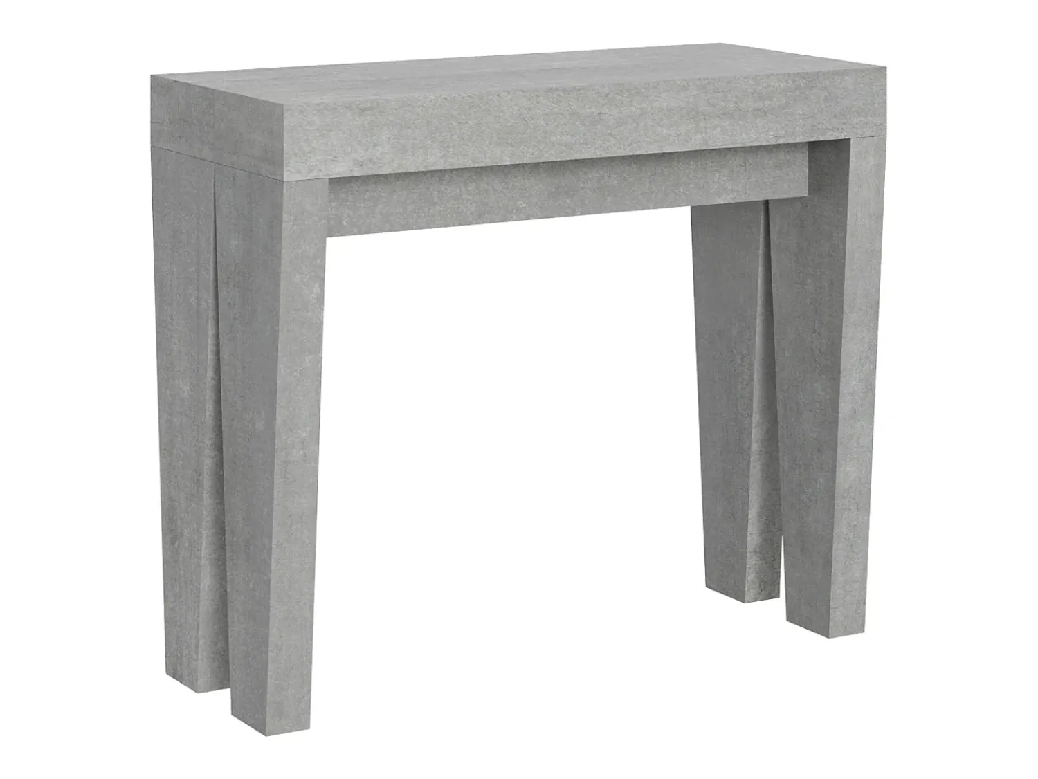 Consola|ITAMOBY Mesa consola extensível 90x40/196 cm Spimbo Small Cimento Cinzento