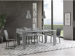 Consola|ITAMOBY Mesa consola extensível 90x40/196 cm Spimbo Small Cimento Cinzento