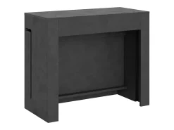 ITAMOBY Mesa consola extensível 90x42/302 cm Evolve Antracite Espatulado extensões internas^ Consola