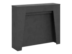 Online ITAMOBY Mesa consola extensível 90x25/211 cm Anea Antracite Espatulado extensões internas Cinzento