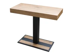 Consola|ITAMOBY Mesa consola extensível 90x40/300 cm Capital Carvalho Natural quadro Antracite Natural claro