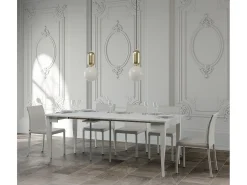Consola|ITAMOBY Mesa consola extensível 90x48/308 cm Sciabola Cinza Branca Branco