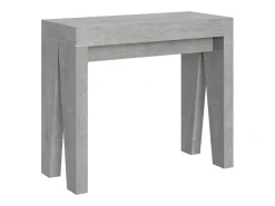 Consola*ITAMOBY Mesa consola extensível 90x40/300 cm Naxy Cimento Cinzento