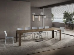 Consola|ITAMOBY Mesa consola extensível 90x42/302 cm Scicca Nogueira Castanho
