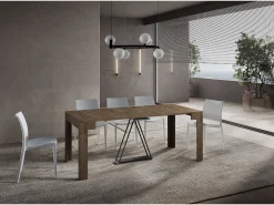 Consola|ITAMOBY Mesa consola extensível 90x42/302 cm Scicca Nogueira Castanho