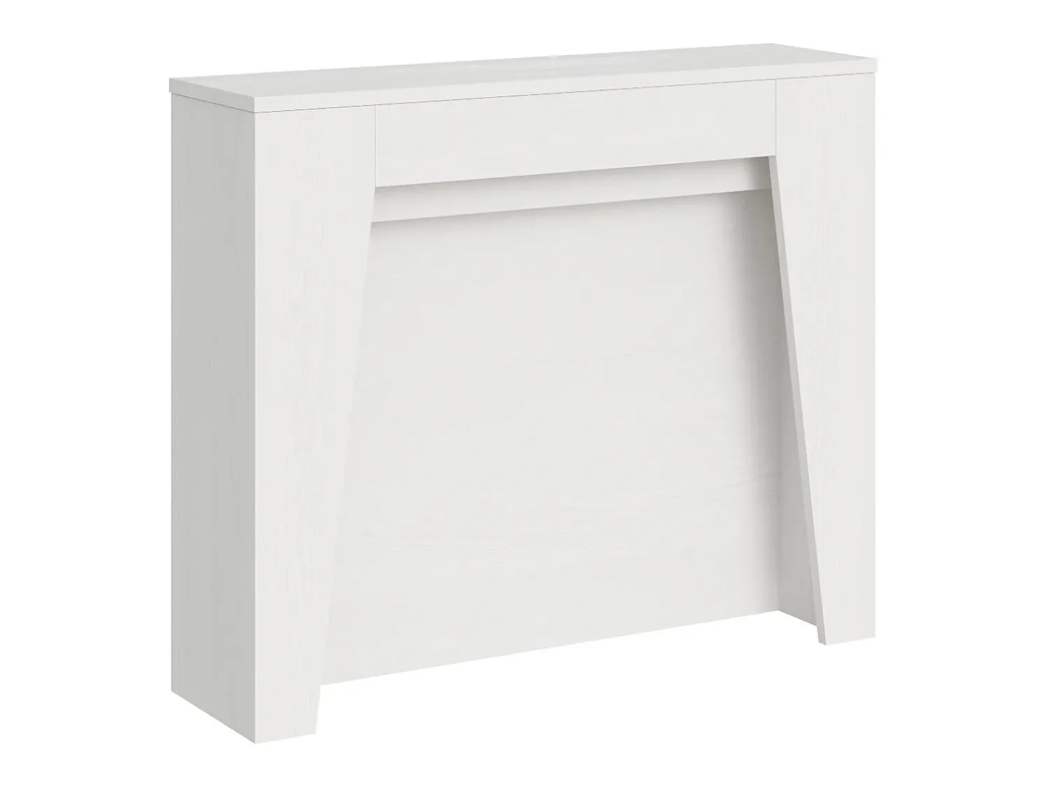 Best ITAMOBY Mesa consola extensível 90x25/211 cm Anea Cinza Branca extensões internas Branco