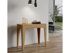 Online ITAMOBY Mesa consola extensível 90x42/198 cm Isotta Small Carvalho Natural Natural claro