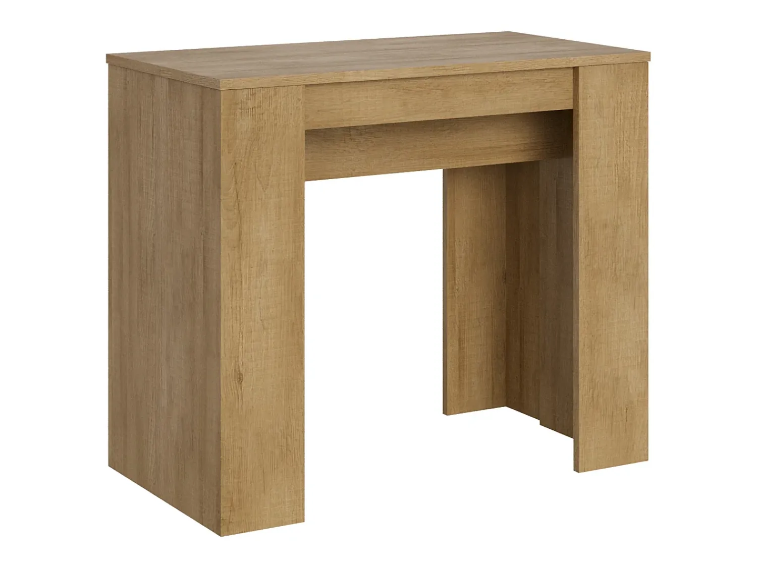 Consola*ITAMOBY Mesa consola extensível 90x48/204 cm Basic Small Carvalho Natural Castanho