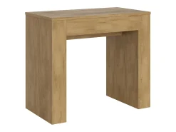 New ITAMOBY Mesa consola extensível 90x49/307 cm Extra Carvalho Natural extensões internas Castanho