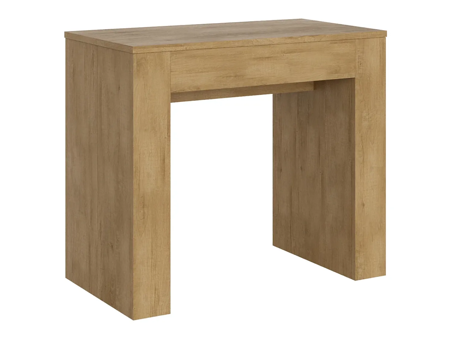 New ITAMOBY Mesa consola extensível 90x49/307 cm Extra Carvalho Natural extensões internas Castanho